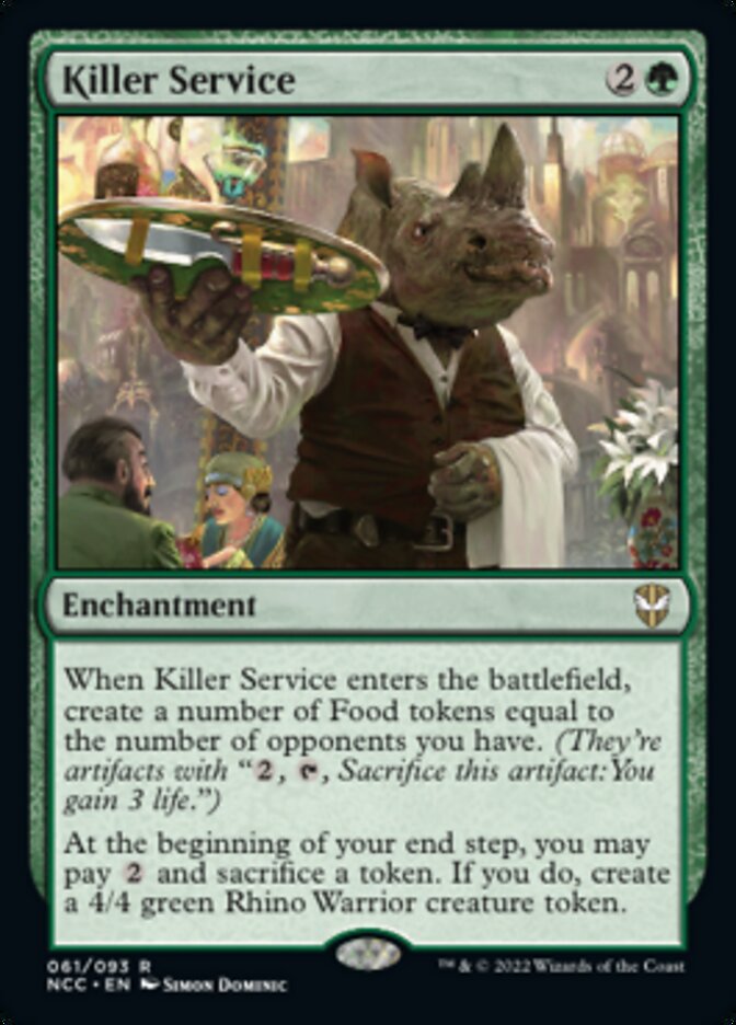 Killer Service [Streets of New Capenna Commander] - Magic: The Gathering - Card Brawlers | Quebec | Canada |