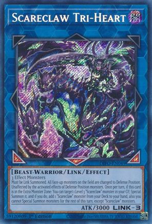 Scareclaw Tri-Heart [DIFO-EN049] Secret Rare - Yu-Gi-Oh! - Card Brawlers | Quebec | Canada |