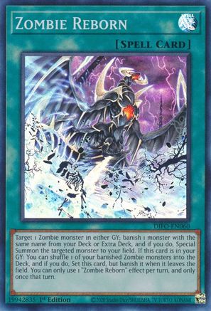 Zombie Reborn [DIFO-EN060] Super Rare - Yu-Gi-Oh! - Card Brawlers | Quebec | Canada |
