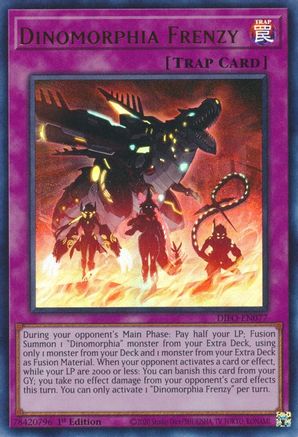Dinomorphia Frenzy [DIFO-EN077] Ultra Rare - Yu-Gi-Oh! - Card Brawlers | Quebec | Canada |