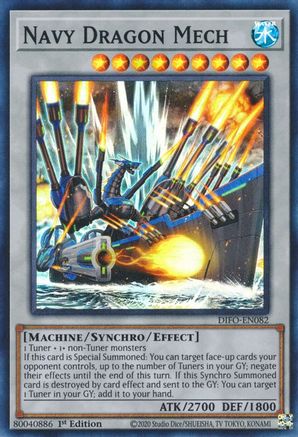 Navy Dragon Mech [DIFO-EN082] Super Rare - Yu-Gi-Oh! - Card Brawlers | Quebec | Canada |
