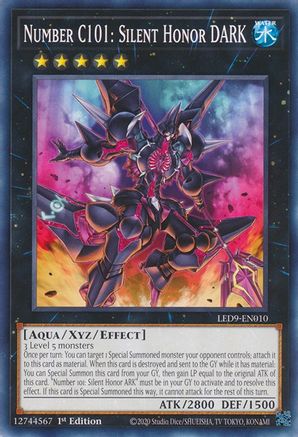 Number C101: Silent Honor DARK [LED9-EN010] Common - Yu-Gi-Oh! - Card Brawlers | Quebec | Canada |