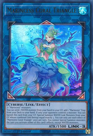 Marincess Coral Triangle [LED9-EN033] Ultra Rare - Yu-Gi-Oh! - Card Brawlers | Quebec | Canada |