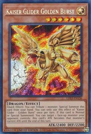 Kaiser Glider Golden Burst [LDS3-EN136] Secret Rare - Yu-Gi-Oh! - Card Brawlers | Quebec | Canada |