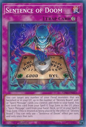 Sentence of Doom [LDS3-EN021] Common - Yu-Gi-Oh! - Card Brawlers | Quebec | Canada |