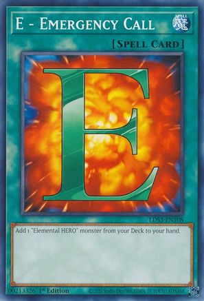 E - Emergency Call [LDS3-EN108] Common - Yu-Gi-Oh! - Card Brawlers | Quebec | Canada |