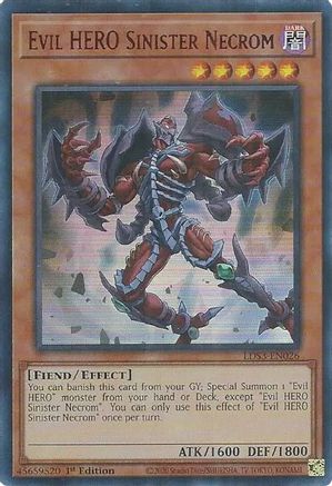 Evil HERO Sinister Necrom (Red) [LDS3-EN026] Ultra Rare - Yu-Gi-Oh! - Card Brawlers | Quebec | Canada |