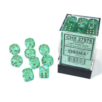 Chessex Borealis 36D6 Dice Block - Chessex - Card Brawlers | Quebec | Canada |
