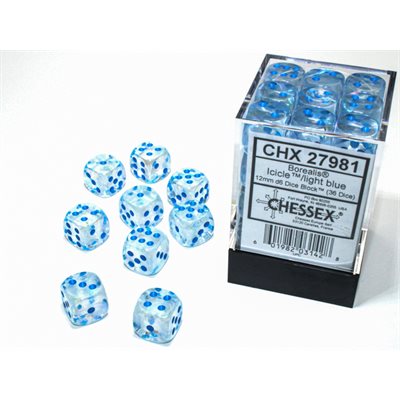 Chessex Borealis 36D6 Dice Block - Chessex - Card Brawlers | Quebec | Canada |
