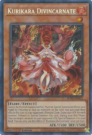 Kurikara Divincarnate [POTE-EN031] Secret Rare - Yu-Gi-Oh! - Card Brawlers | Quebec | Canada |