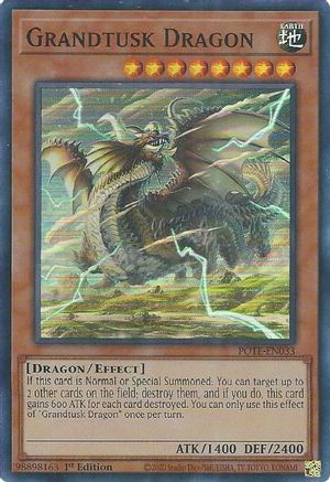 Grandtusk Dragon [POTE-EN033] Super Rare - Yu-Gi-Oh! - Card Brawlers | Quebec | Canada |
