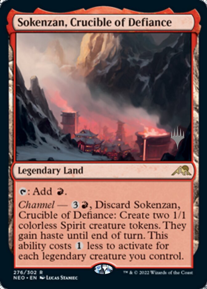 Sokenzan, Crucible of Defiance (Promo Pack) [Kamigawa: Neon Dynasty Promos] - Magic: The Gathering - Card Brawlers | Quebec | Canada |