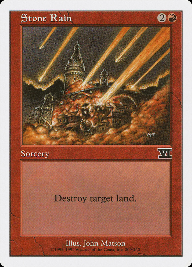Stone Rain [Classic Sixth Edition] - Magic: The Gathering - Card Brawlers | Quebec | Canada |