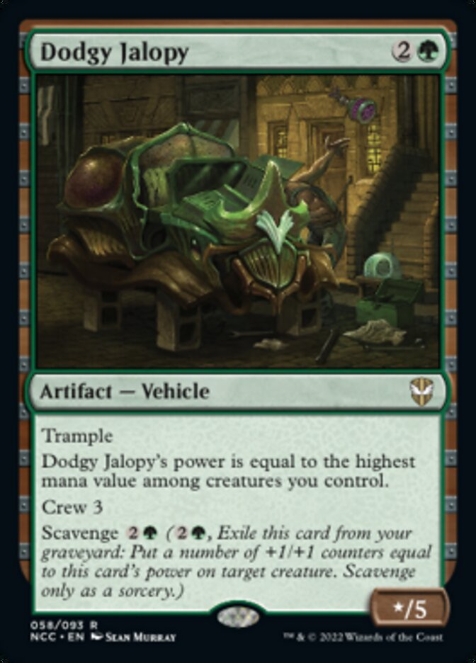 Dodgy Jalopy [Streets of New Capenna Commander] - Magic: The Gathering - Card Brawlers | Quebec | Canada |