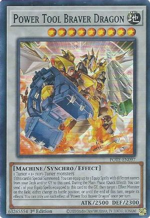 Power Tool Braver Dragon [POTE-EN097] Super Rare - Yu-Gi-Oh! - Card Brawlers | Quebec | Canada |