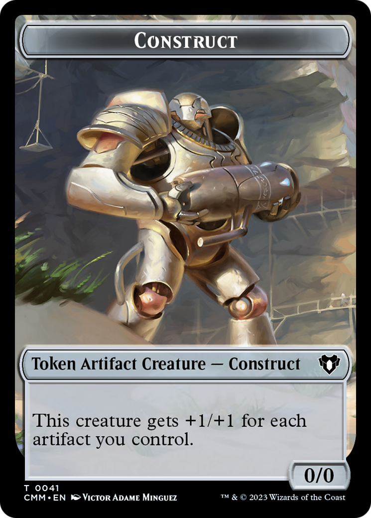 Clue // Construct (0041) Double-Sided Token [Commander Masters Tokens] - Magic: The Gathering - Card Brawlers | Quebec | Canada |