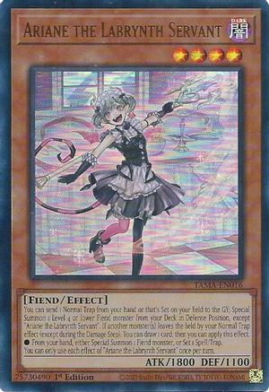 Ariane the Labrynth Servant [TAMA-EN016] Ultra Rare - Yu-Gi-Oh! - Card Brawlers | Quebec | Canada |