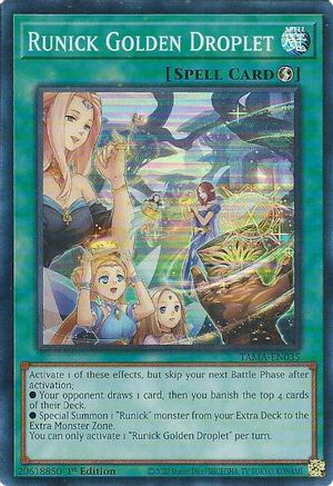 Runick Golden Droplet [TAMA-EN035] Super Rare - Yu-Gi-Oh! - Card Brawlers | Quebec | Canada |