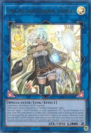 Lyna the Light Charmer, Lustrous [MP22-EN089] Ultra Rare - Yu-Gi-Oh! - Card Brawlers | Quebec | Canada |
