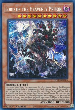 Lord of the Heavenly Prison [MP22-EN205] Prismatic Secret Rare - Yu-Gi-Oh! - Card Brawlers | Quebec | Canada |