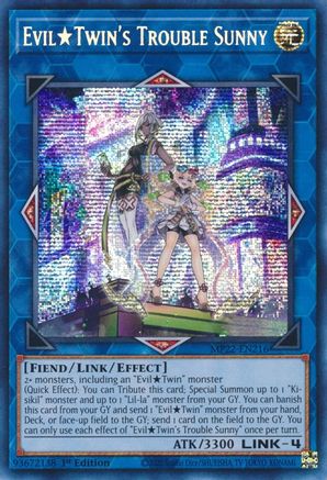 Evil Twin's Trouble Sunny [MP22-EN216] Prismatic Secret Rare - Yu-Gi-Oh! - Card Brawlers | Quebec | Canada |