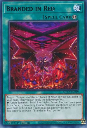 Branded in Red [MP22-EN219] Rare - Yu-Gi-Oh! - Card Brawlers | Quebec | Canada |
