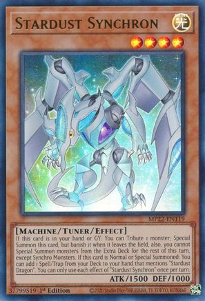 Stardust Synchron [MP22-EN119] Ultra Rare - Yu-Gi-Oh! - Card Brawlers | Quebec | Canada |