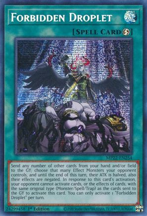 Forbidden Droplet [MP22-EN254] Prismatic Secret Rare - Yu-Gi-Oh! - Card Brawlers | Quebec | Canada |