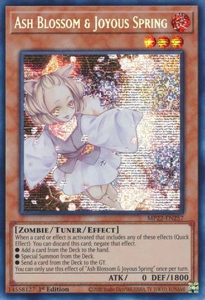 Ash Blossom & Joyous Spring [MP22-EN257] Prismatic Secret Rare - Yu-Gi-Oh! - Card Brawlers | Quebec | Canada |
