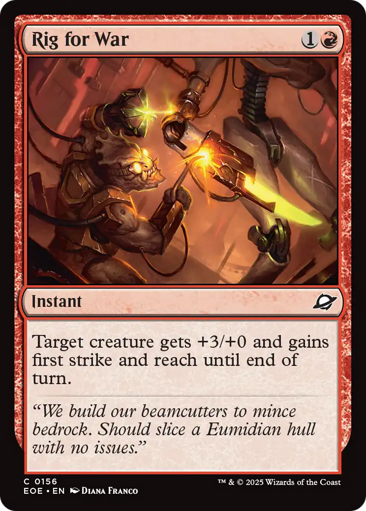 Rig for War [Edge of Eternities] - Magic: The Gathering - Card Brawlers | Quebec | Canada |