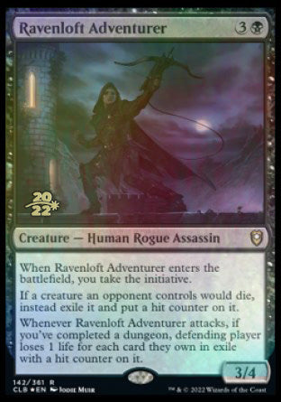 Ravenloft Adventurer [Commander Legends: Battle for Baldur's Gate Prerelease Promos] - Magic: The Gathering - Card Brawlers | Quebec | Canada |
