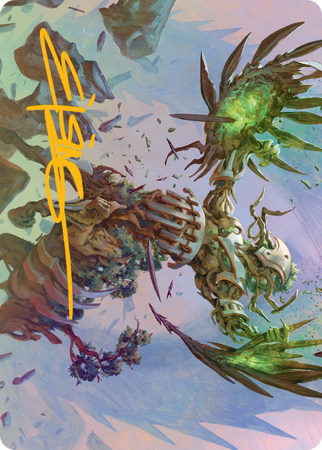 Botanical Brawler Art Card (Gold-Stamped Signature) [March of the Machine Art Series] - Magic: The Gathering - Card Brawlers | Quebec | Canada |