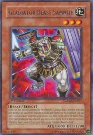 Gladiator Beast Samnite [CRMS-EN027] Rare - Yu-Gi-Oh! - Card Brawlers | Quebec | Canada |