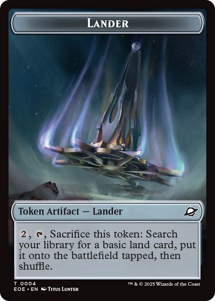 Robot // Lander (0004) Double-Sided Token [Edge of Eternities Tokens] - Magic: The Gathering - Card Brawlers | Quebec | Canada |