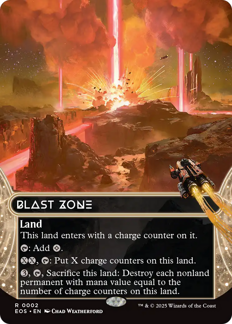 Blast Zone (0002) (Borderless) [Edge of Eternities: Stellar Sights] - Magic: The Gathering - Card Brawlers | Quebec | Canada |