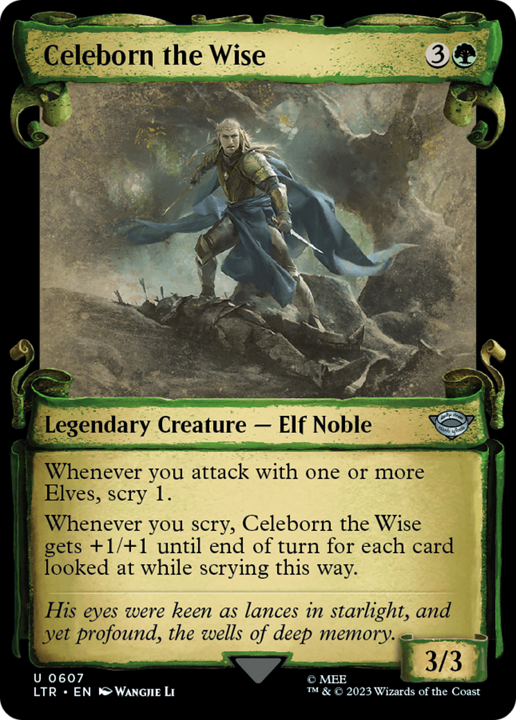 Celeborn the Wise [The Lord of the Rings: Tales of Middle-Earth Showcase Scrolls] - Magic: The Gathering - Card Brawlers | Quebec | Canada |