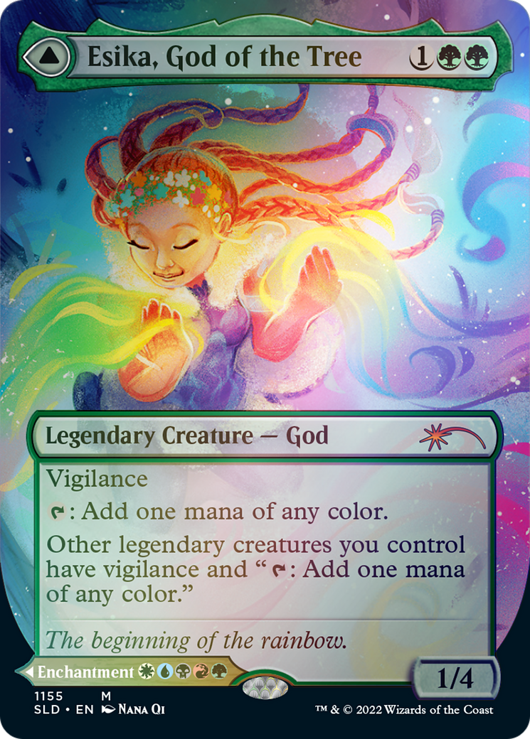 Esika, God of the Tree // The Prismatic Bridge (Borderless) [Secret Lair: From Cute to Brute] - Magic: The Gathering - Card Brawlers | Quebec | Canada |