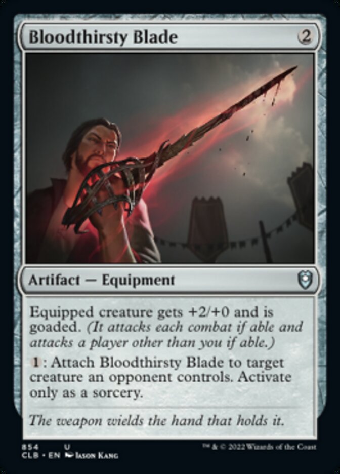 Bloodthirsty Blade [Commander Legends: Battle for Baldur's Gate] - Magic: The Gathering - Card Brawlers | Quebec | Canada |