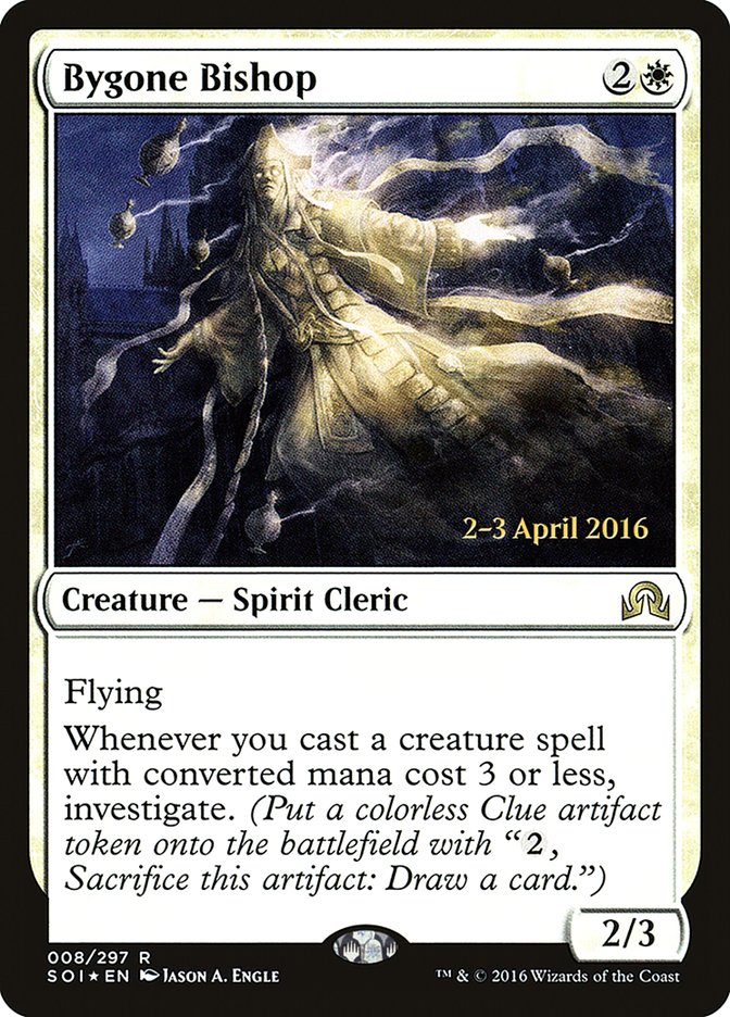 Bygone Bishop [Shadows over Innistrad Prerelease Promos] - Magic: The Gathering - Card Brawlers | Quebec | Canada |