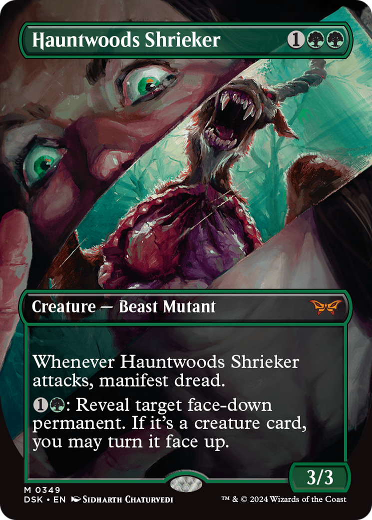 Hauntwoods Shrieker (Borderless) [Duskmourn: House of Horror] - Magic: The Gathering - Card Brawlers | Quebec | Canada |