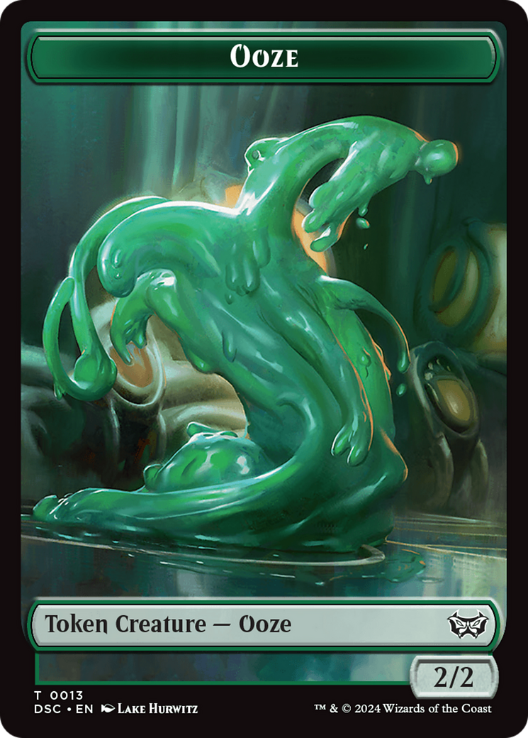 Insect (0012) // Ooze (0013) Double-Sided Token [Duskmourn: House of Horror Commander Tokens] - Magic: The Gathering - Card Brawlers | Quebec | Canada |