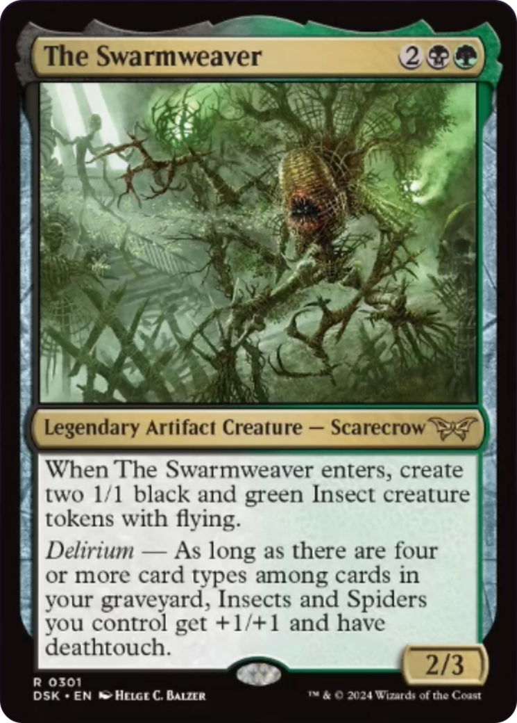The Swarmweaver (0301) [Duskmourn: House of Horror] - Magic: The Gathering - Card Brawlers | Quebec | Canada |