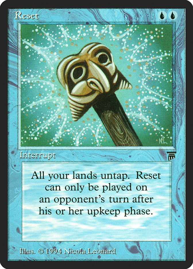 Reset [Legends] - Magic: The Gathering - Card Brawlers | Quebec | Canada |
