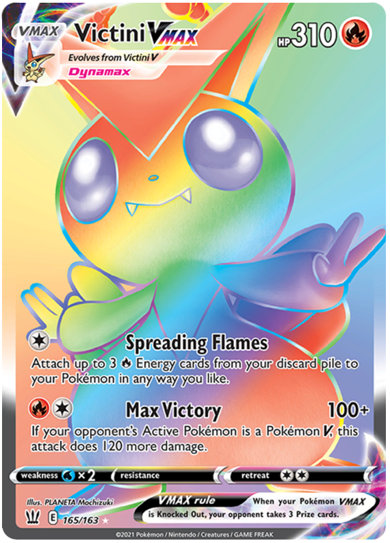 Victini VMAX (165/163) [Sword & Shield: Battle Styles] - Pokémon - Card Brawlers | Quebec | Canada |