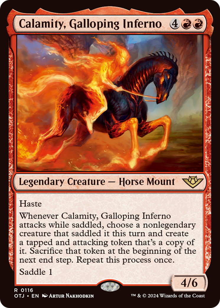 Calamity, Galloping Inferno [Outlaws of Thunder Junction] - Magic: The Gathering - Card Brawlers | Quebec | Canada |