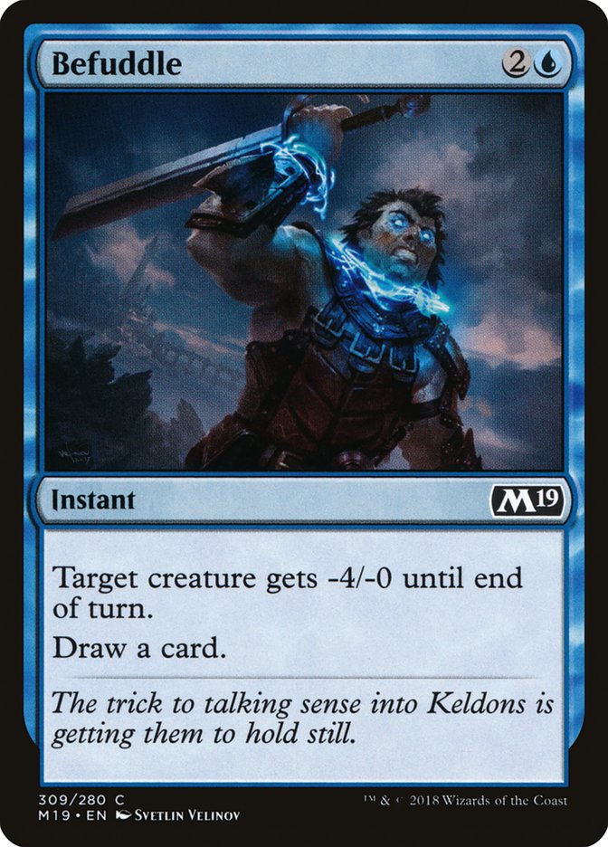 Befuddle [Core Set 2019] - Magic: The Gathering - Card Brawlers | Quebec | Canada |