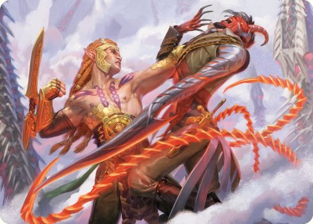 Tyvar's Stand Art Card [Phyrexia: All Will Be One Art Series] - Magic: The Gathering - Card Brawlers | Quebec | Canada |