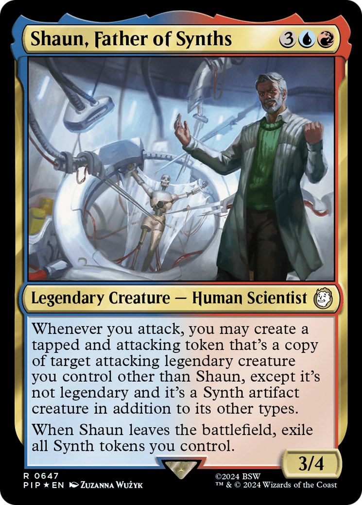 Shaun, Father of Synths (Surge Foil) [Fallout] - Magic: The Gathering - Card Brawlers | Quebec | Canada |