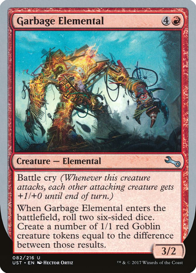 Garbage Elemental (3/2 Creature) [Unstable] - Magic: The Gathering - Card Brawlers | Quebec | Canada |