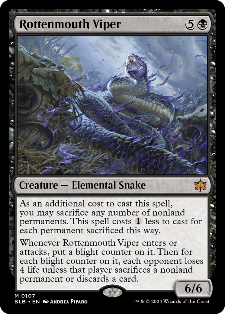 Rottenmouth Viper [Bloomburrow] - Magic: The Gathering - Card Brawlers | Quebec | Canada |